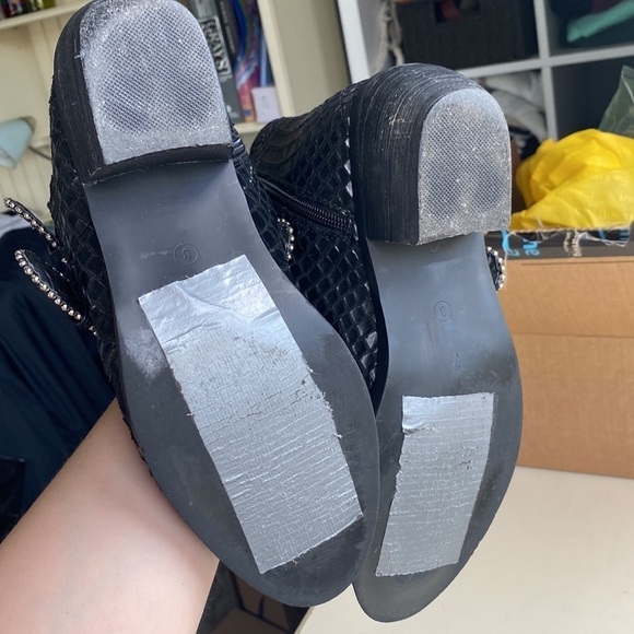 Wanted moto buckle booties, black size 8 - Picture 7 of 8